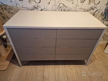 Cassettiera e 2 comodini abbinati 