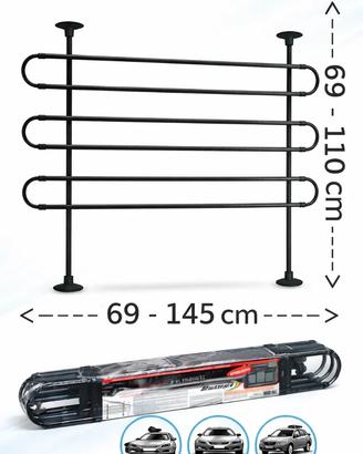 GRIGLIA DIVISORIA UNIVERSALE PER BAULE AUTO
