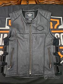 gilet originale harley tg L modello swatt nero di 