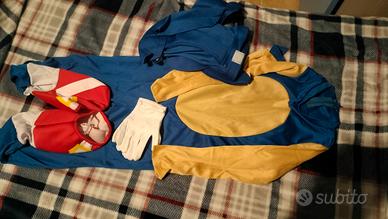 costume carnevale sonic 
