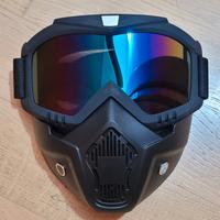 Occhiali / maschera da sci moto softair 