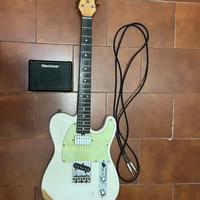 Chitarra elettrica Eko tipo telecaster + ampli