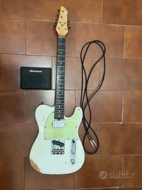 Chitarra elettrica Eko tipo telecaster + ampli