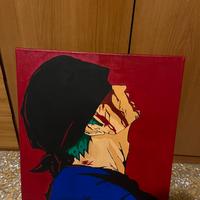 Quadro dipinto a mano - Roronoa Zoro (One Piece)