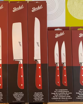 BERKEL - Set 9 Coltelli con scatola