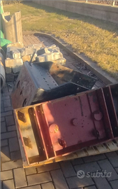 Attacco piastra per lama sgombraneve o vomero