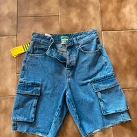 Pantaloncini in Jeans cargo Benetton