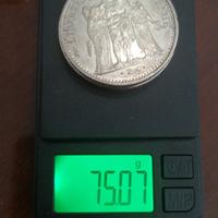 Francia lotto 3 monete 10 franchi argento 