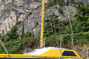 Barca a vela pronta per navigare