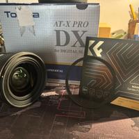 Tokina 14-20mm f2 + filtro anti uv ultra low Nikon