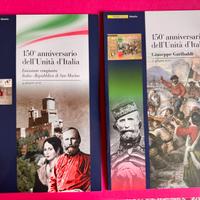 Folders 2 filatelia 150anniversario Unita d’Italia