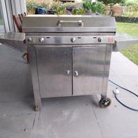 Barbecue a gas Planet BBQ acciaio