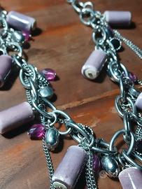 Collana girocollo a catena vintage (anni 90)