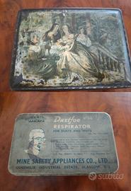 Lotto 2 scatole latta Vintage, entra e leggi