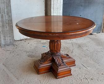Tavolo tondo elegante allungabile
