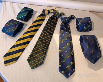 Cravatte sartoriali in seta (lotto7 u)