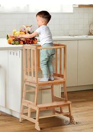 Torre montessoriana in legno