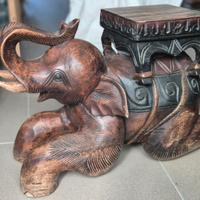 Elefante in legno