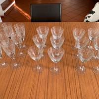 Set bicchieri in cristallo