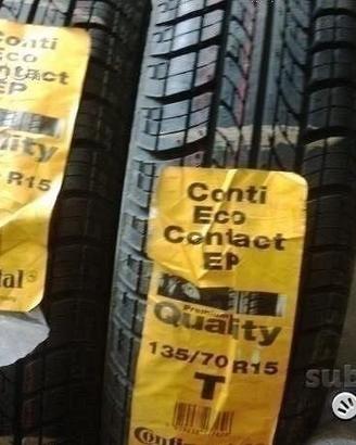 Coppia di gomme 135 70 15 continental