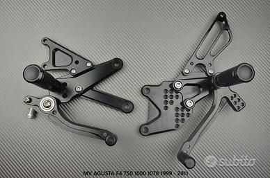 Pedane arretrate MV AGUSTA F4 750 1000 1078 1999