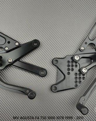 Pedane arretrate MV AGUSTA F4 750 1000 1078 1999