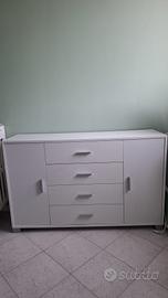 Mobile bianco porta tv o credenza