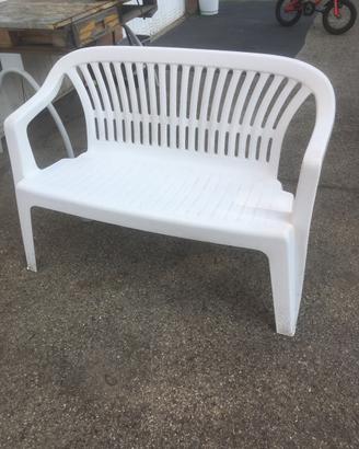 Panchina tavolin sedieplastica