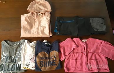 Lotto di vestiti per bambina 10 anni