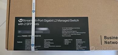 TP-Link T2600G-18TS Switch Managed L2+ 16 Porte