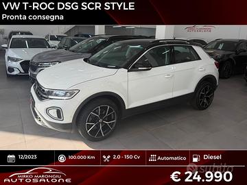 VW T-Roc 2.0 TDI SCR 150 CV DSG Style FINANZIABILE