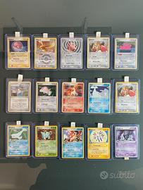 Lotto 31 carte Pokemon Ex Rosso fuoco Verde Foglia