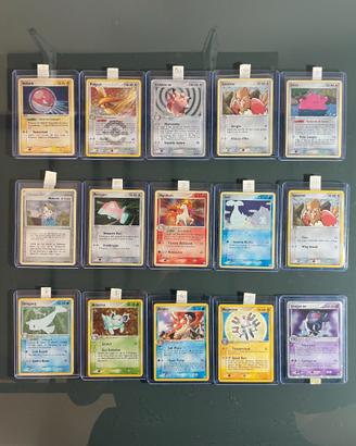 Lotto 31 carte Pokemon Ex Rosso fuoco Verde Foglia