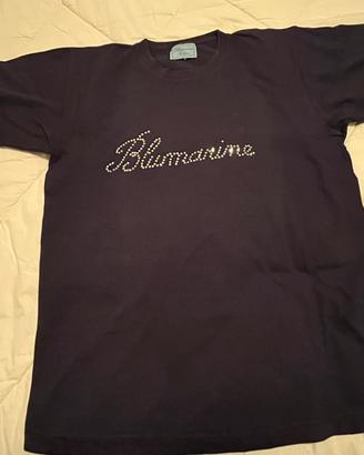 T-shirt Blumarine Strass logo