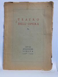 Locandina stagione lirica 1943