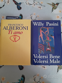 2 libri di saggistica di F. Alberoni e W. Pasini