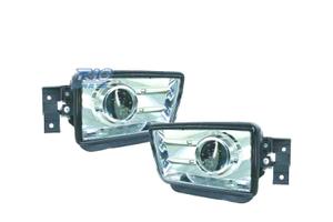 FARI ANABBAGLIANTI BMW E34 88-95 CON LENTE CROMATA