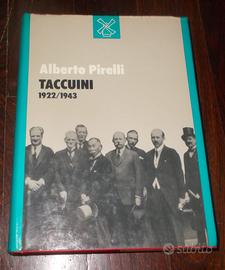 ALBERTO PIRELLI TACCUINI 1922-1943 FASCISMO