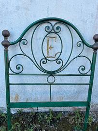 Letto ferro battuto artigianale