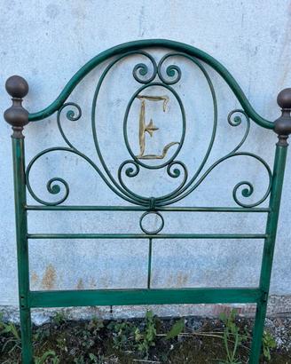 Letto ferro battuto artigianale