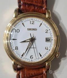 orologio automatico seiko placcato oro 