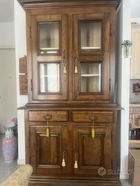 Credenza vintage in noce massello stile toscano