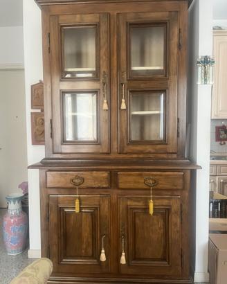 Credenza vintage in noce massello stile toscano
