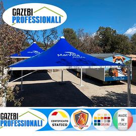 Copertura gazebo USO PUBBLICO omologato PVC box