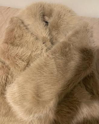pelliccia invernale, beige