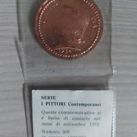Moneta pittori contemporanei