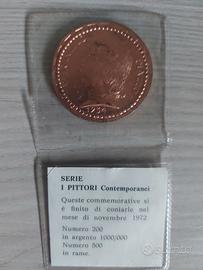 Moneta pittori contemporanei