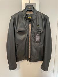 Giubbotto  pelle blauer nuovo l