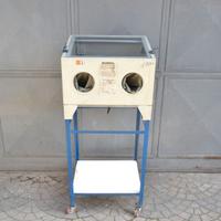 Sabbiatrice pneumatica da banco
