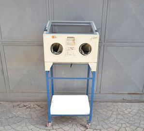 Sabbiatrice pneumatica da banco